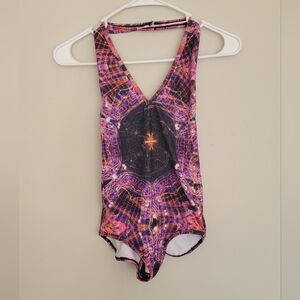 Headspace Psychedelic One-Piece Bodysuit Size S